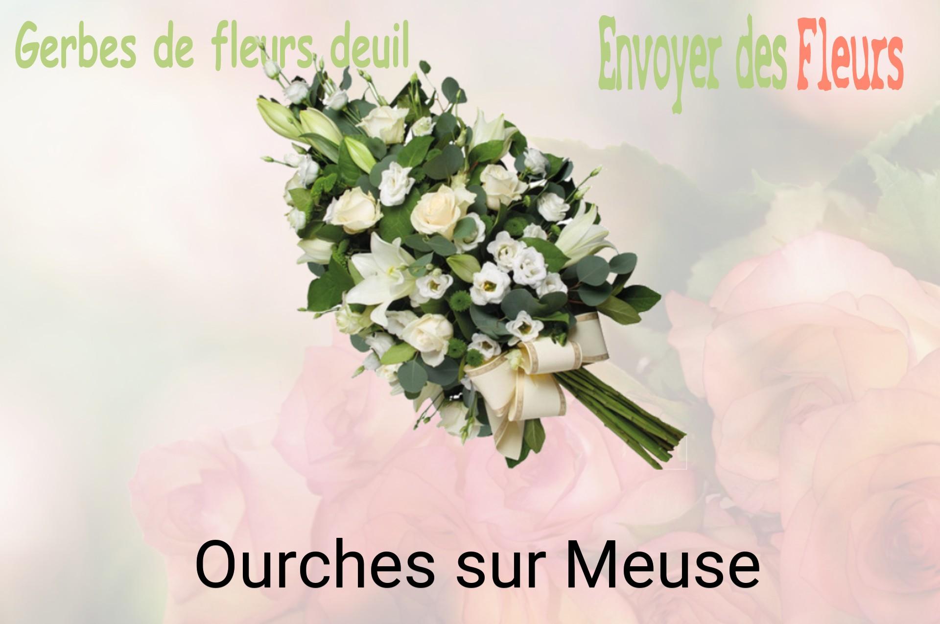 Gerbe de fleurs de deuil livrée à Ourches-sur-Meuse